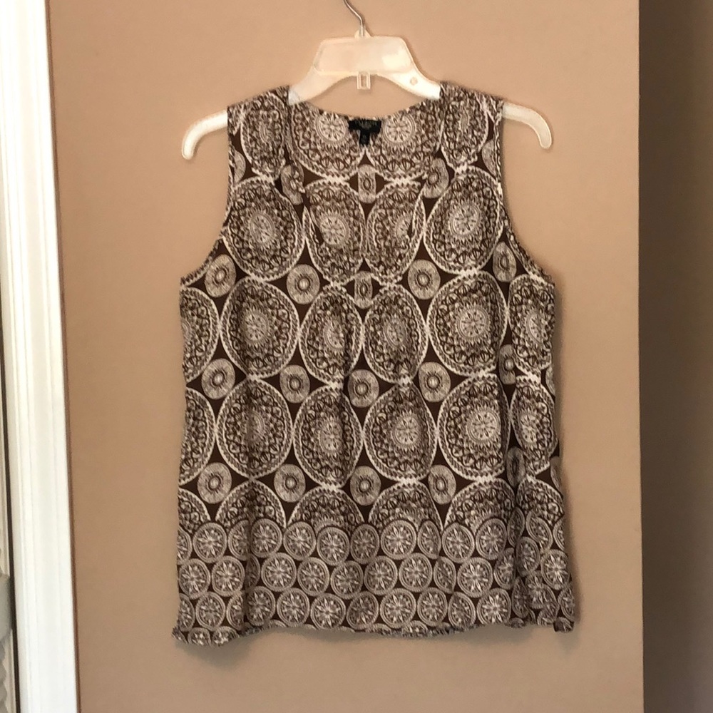 Talbots sleeveless top